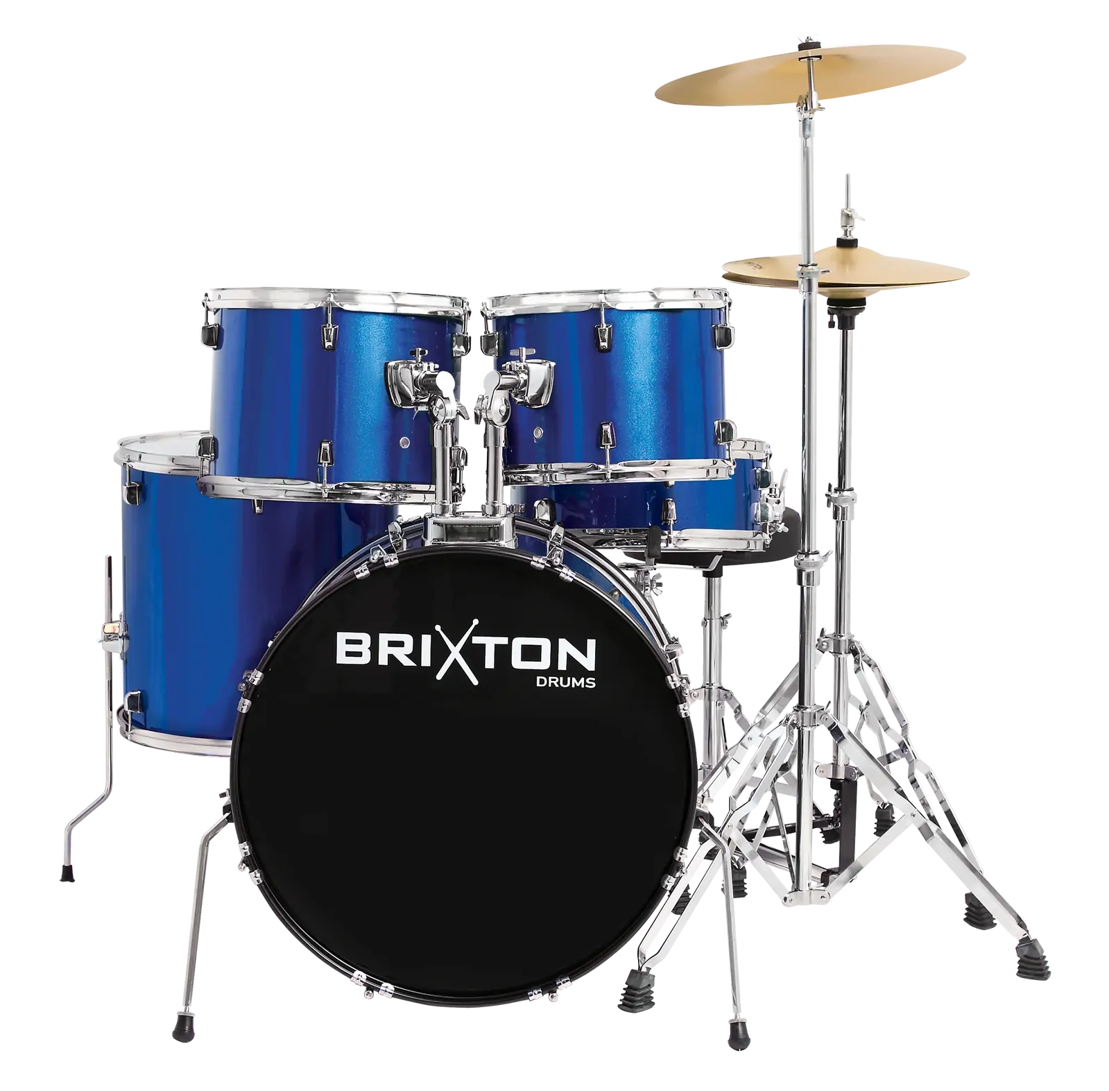 Brixton 20 Inch FUSN Package Drum Kit - Metallic Blue