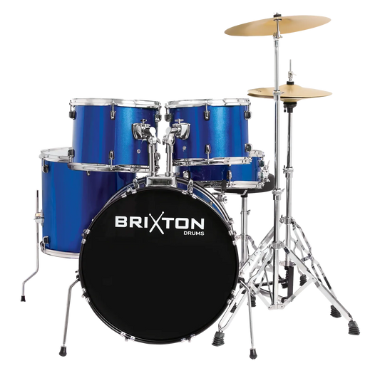 Brixton 20 Inch FUSN Package Drum Kit - Metallic Blue