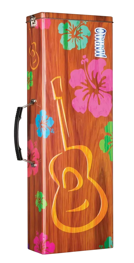 Mahalo UCAN Soprano Ukulele Case Hawaiian Style Painted Finish