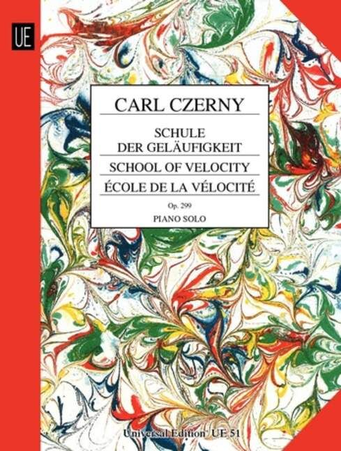 School of Velocity for Piano Op 299 - Medium Difficulty Sheet Music