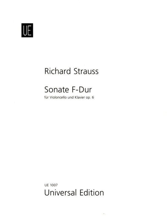 Strauss - Sonata in F Major Op. 6 for Cello and Piano, Universal Edition