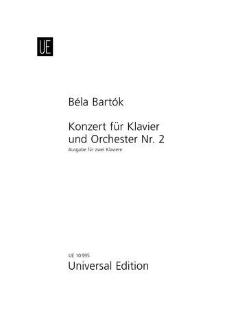 Bartok - Piano Concerto No. 2 for 2 Pianos 4 Hands, Universal Edition, 1 Page