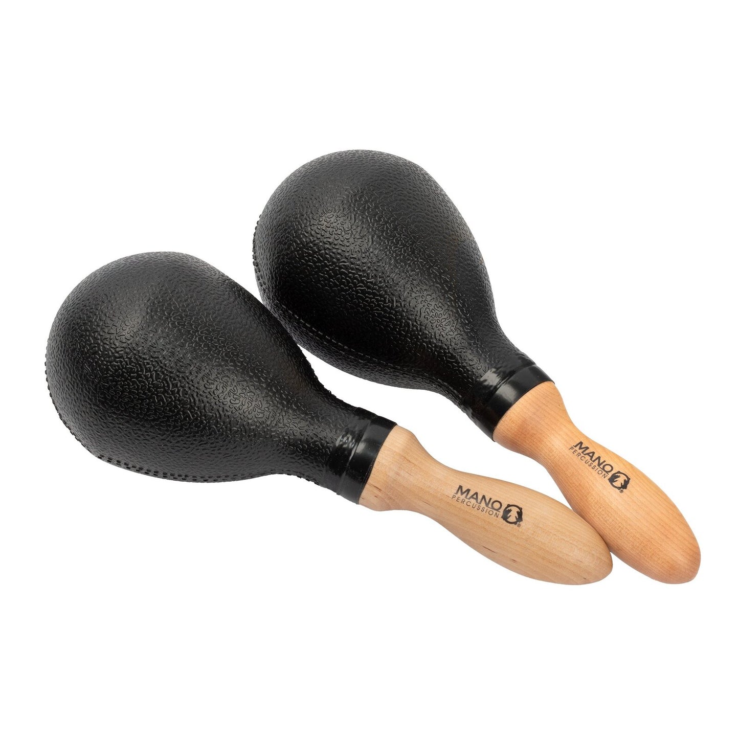 MANO PERCUSSION Black Oval shape maracas. Black. — view 2