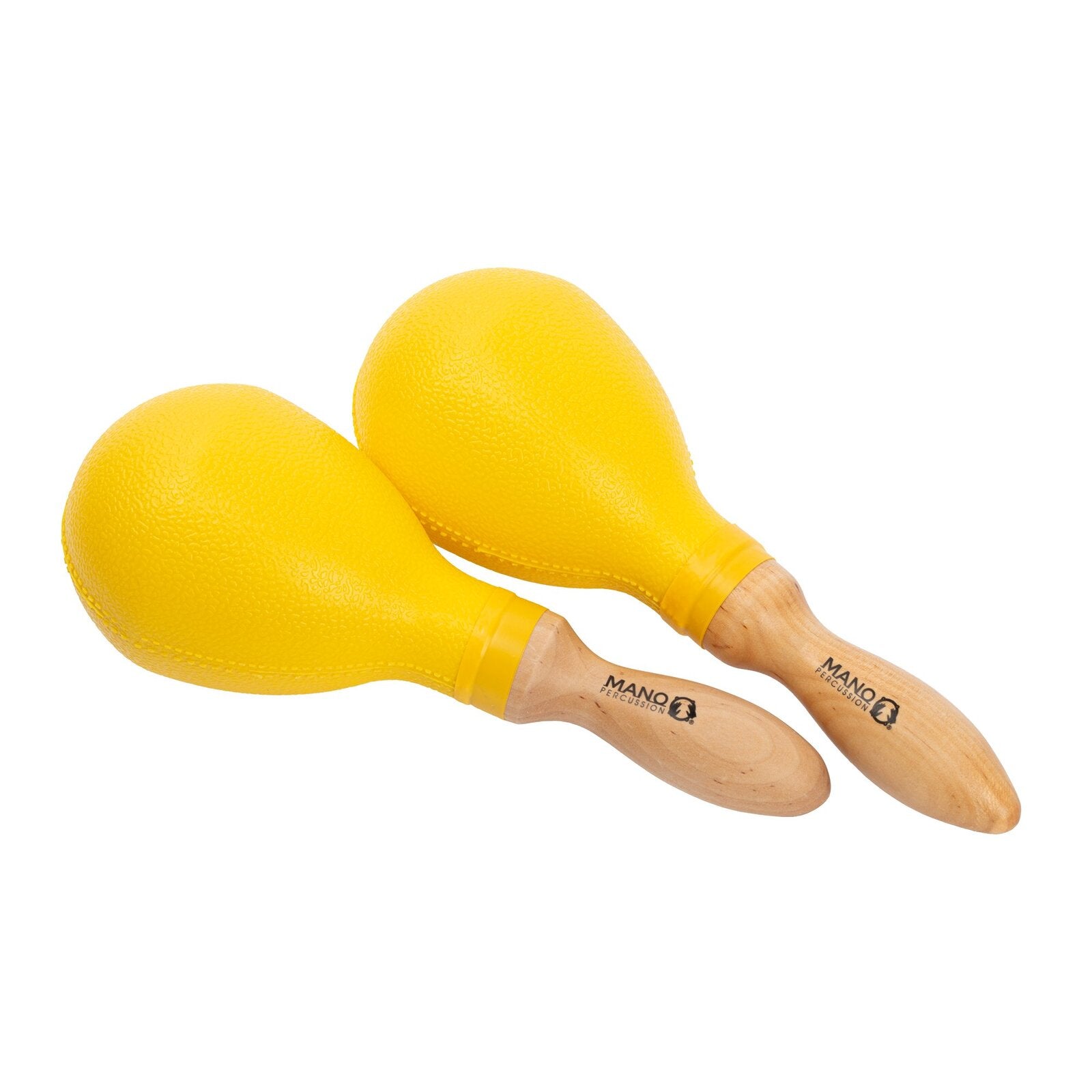 MANO PERCUSSION Yellow Oval shape maracas. Yellow. — view 2