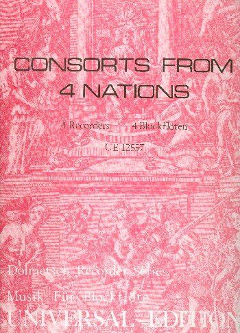 Consorts from 4 Nations for Recorder Quartet by Carl Dolmetsch