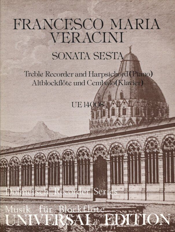 Veracini - Sonata Sesta for Treble Recorder and Harpsichord