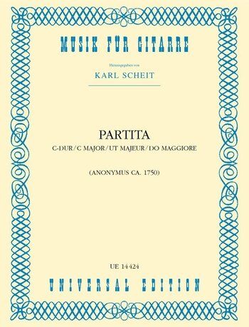 Partita for Guitar by Universal Edition - 1 Page