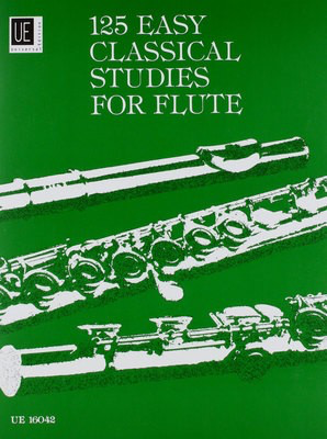 125 Easy Classical Studies for Flute - Vester's Collection of Flute Sheet Music and Method Books