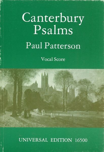 Patterson - Canterbury Psalms Op. 44 for SATB/Piano Choral Score