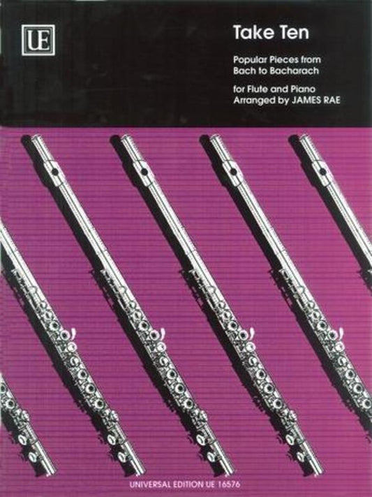 Take Ten Flute/Piano Arr Rae (Softcover Book)