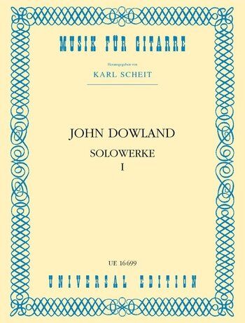 Dowland - Solo Works Vol 1 for Guitar, Universal Edition, 1 Page