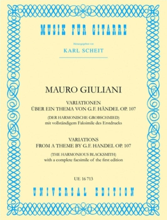 Variations On A Theme Of Handel Op 107