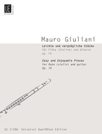 Mauro Easy & Enjoyable Pieces Op. 74 for Flute and Violin