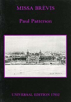 Patterson - Missa Brevis Op 54 for SATB Choral Score