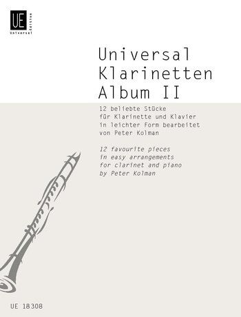 Universal Clarinet Album Vol 2 for Clarinet and Piano by Peter Kolman