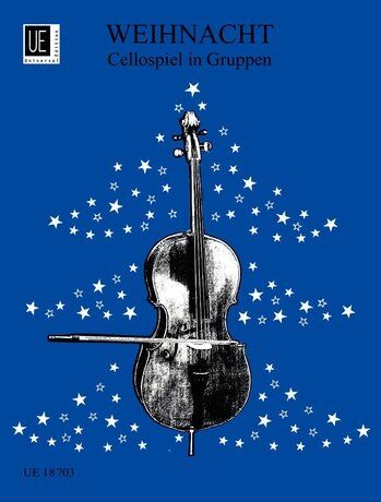Christmas Carols for 2 or 3 Cellos by Alfred H. Bartles - Cello Duet, Universal Edition