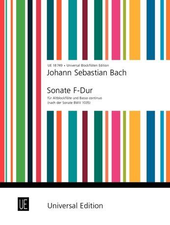 Bach - Sonata in F Major BWV 1035 for Treble Recorder and Basso Continuo