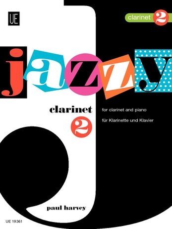 Jazzy Clarinet 2 by Paul Harvey - Universal Edition - Woodwind - Grade 4-5 - 1 Page - Jazzy Series