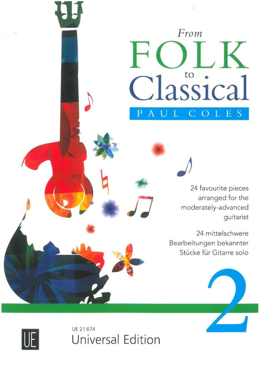 Paul Coles: From Folk to Classical Vol. 2 — Guitar Solo (Universal Edition)