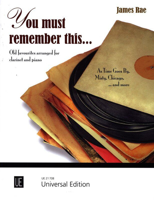 You Must Remember This Clarinet and Piano by James Rae