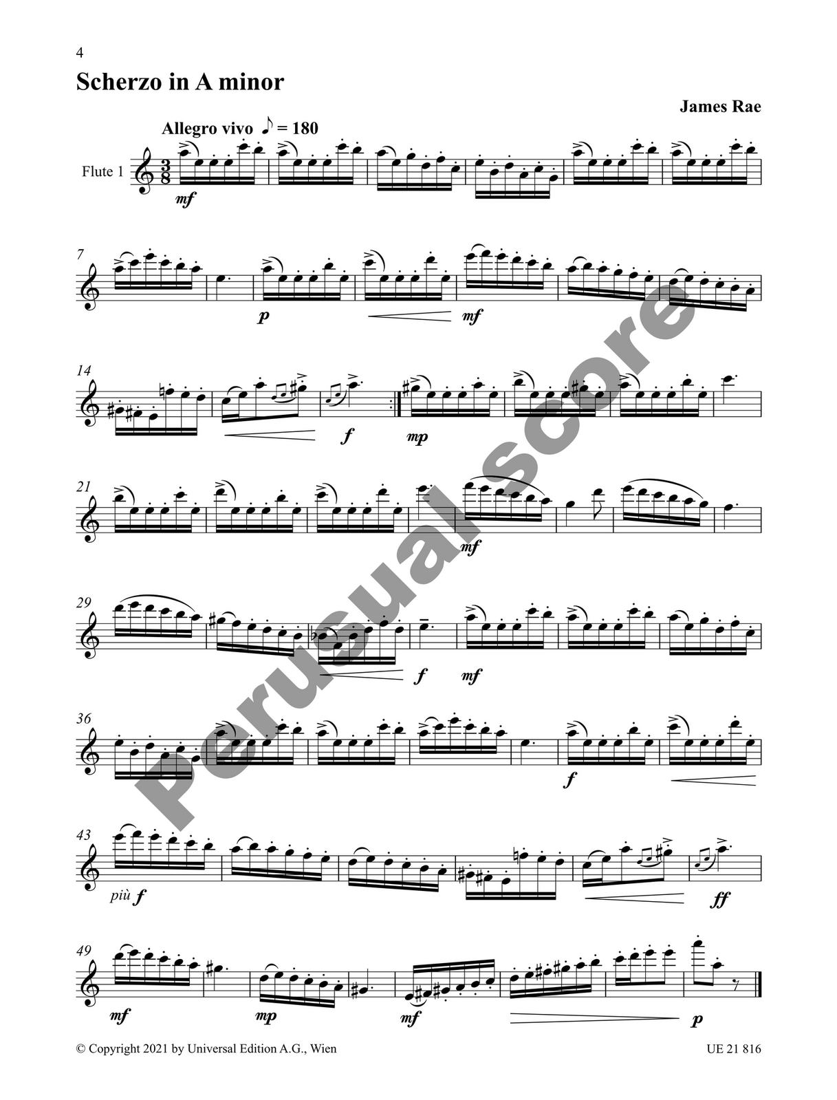 14 Studies in Duet Form for 1-2 Flutes by James Rae — view 3