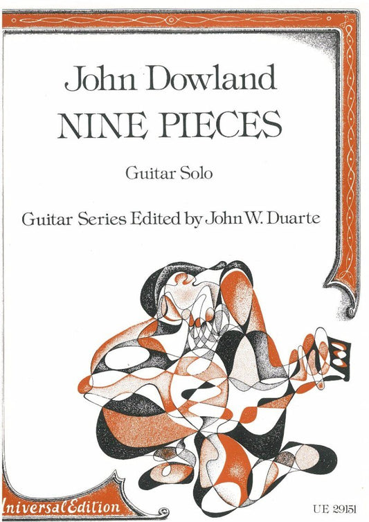 Pieces 9 Ed Duarte for Guitar by John Dowland, Universal Edition