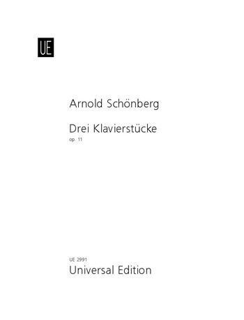 Schoenberg - Three Piano Pieces Op. 11 Sheet Music, Universal Edition, 1 Page
