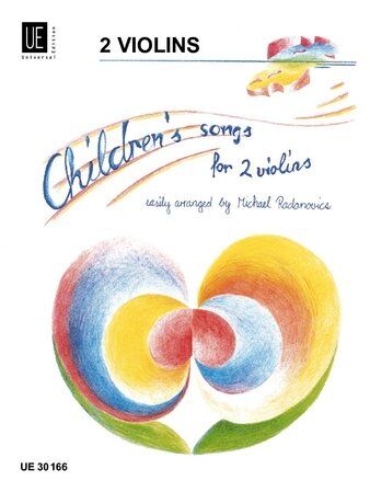 Children's Songs for 2 Violins by Michael Radanovics, Violin Duet, Universal Edition, 1 Page
