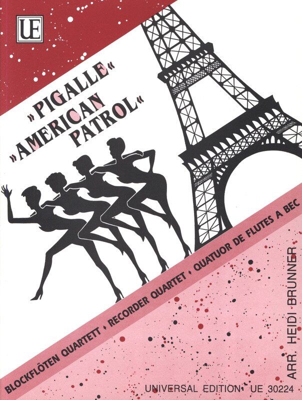 Meacham - Pigalle American Patrol for Recorder Quartet, Published by Universal Edition, 1 Page