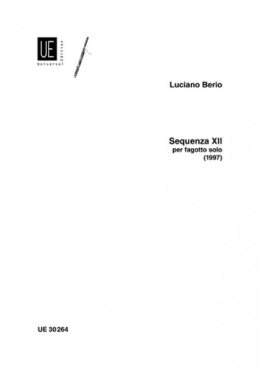 Sequenza Xii For Bassoon Solo