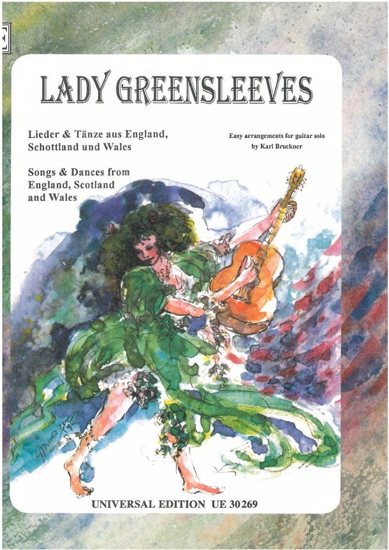 Lady Greensleeves for Guitar by Karl Bruckner, Universal Edition, 1 Page