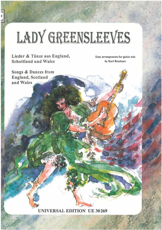 Lady Greensleeves for Guitar by Karl Bruckner, Universal Edition, 1 Page