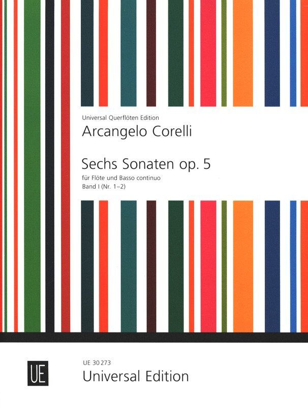 Corelli - 6 Sonatas Op. 5 Vol. 1 for Flute/Basso Continuo