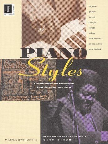 Piano Styles Ed Birch Easy Pieces for Solo Piano by Sven Birch