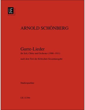Schoenberg Gurre-Lieder Choir/Orchestra Study Score by Universal Edition