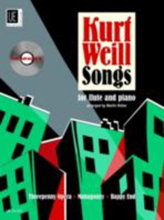 Kurt Weill Songs Arr Martin Flute Piano Book/CD