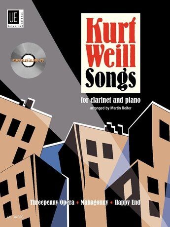 Kurt Weill Songs for Clarinet and Piano - Easy Arrangements with CD