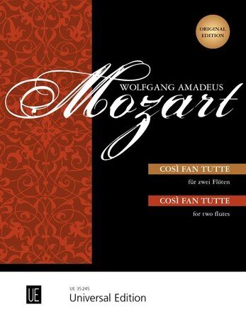 Cosi Fan Tutte Arranged by Henrik for 2 Flutes