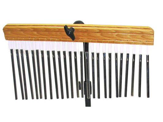 Mano 25 Note Hanging Tubular Chime Bar Set Wooden Mount
