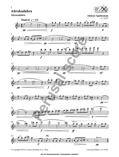 Magical Spells for Flute Sheet Music by Aleksey Igudesman — view 4