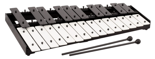 Mitello 25-Note Glockenspiel - Chromatic A2-A4 with Beaters