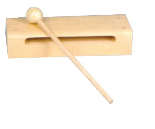30 x MANO PERCUSSION - Rectangular Tone Block Kids, School, Beater Included