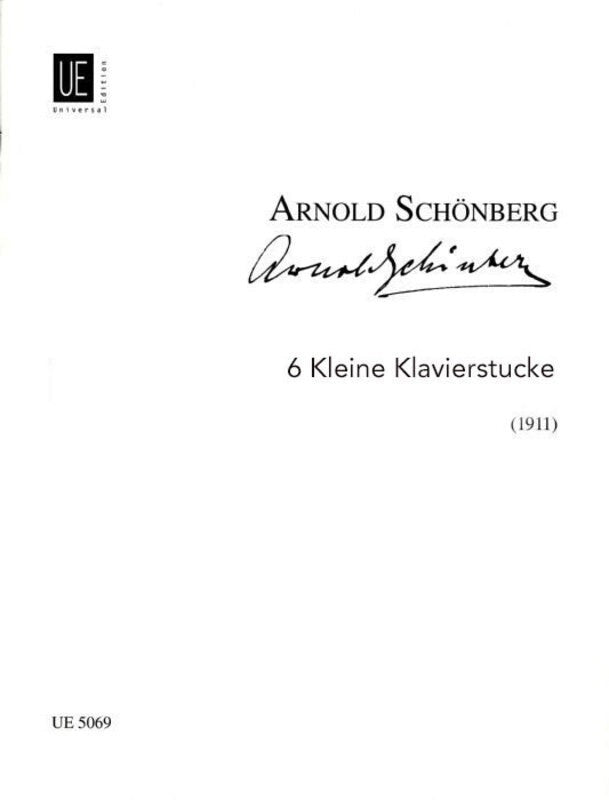 Schoenberg - 6 Little Pieces Op 19 Piano (Softcover Book)