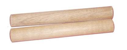 MANO PERCUSSION - Wooden Round Claves Educational, Pair, Polished Finish