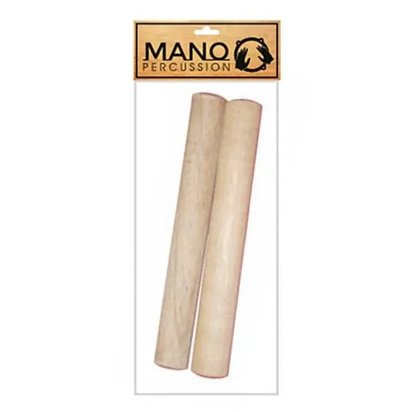 MANO PERCUSSION - Wooden Round Claves Educational, Pair, Polished Finish — view 2