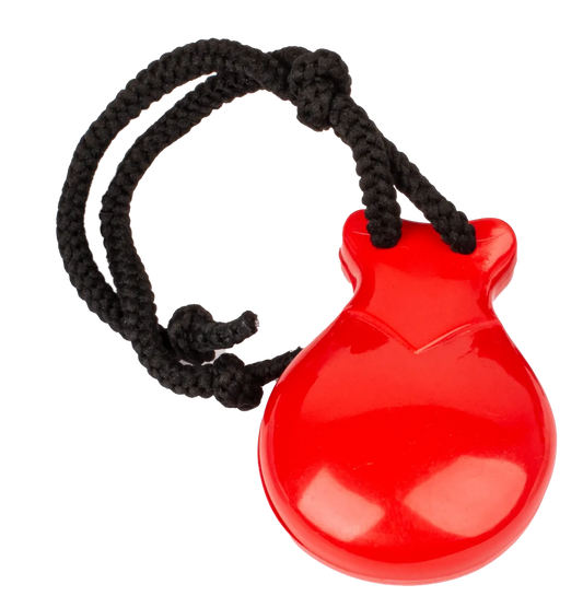 AMS Finger Castanets ABS Red with Pouch - UE57R