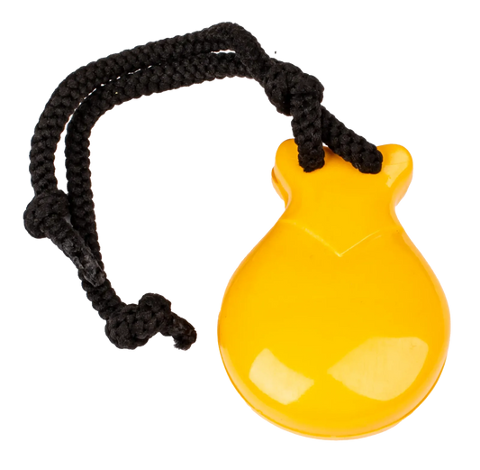 AMS Finger Castanets - ABS Yellow with Pouch