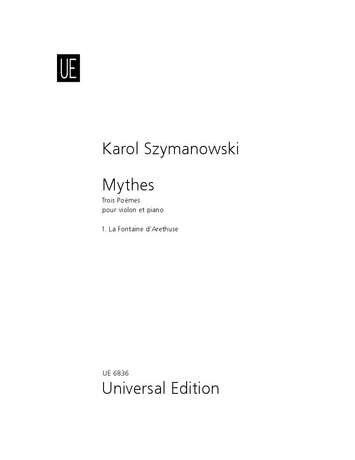 Mythes Op. 30 No. 1 La Fontaine d'Arethuse for Violin by Karol Szymanowski