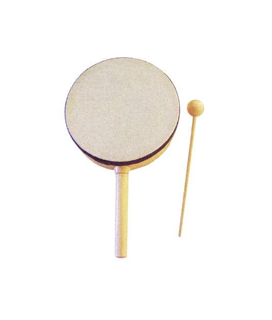 Mano Percussion 6" Hand Drum with Wood Rim and Skin Head