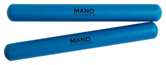 Mano Percussion 6 Inch Coloured Claves - Blue Pair